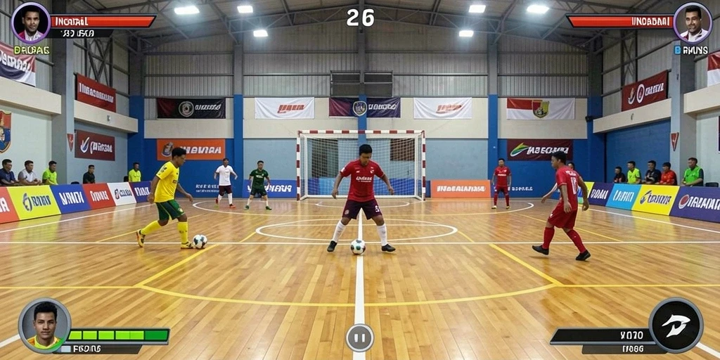 Desain grafis yang memukau dalam permainan.